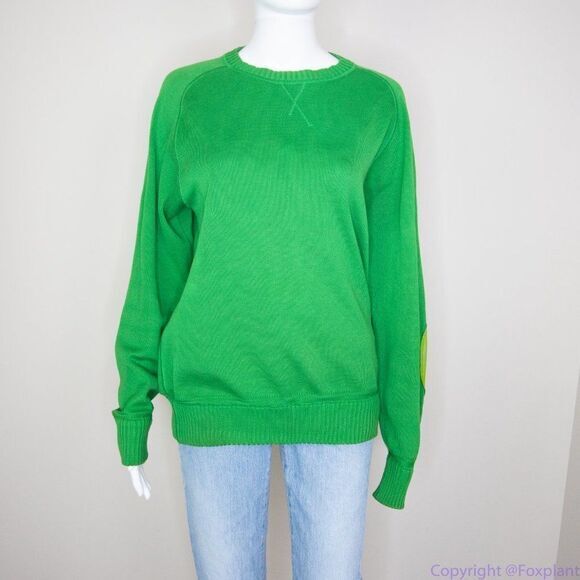 Albam Made in England 100% cotton green‎ sweater, size 1 - Picture 2 of 16